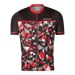 REPRESENT pánsky celoprepínací cyklistický dres čierna/červená
