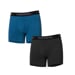 CC SKN 2-PACK set pánských funkčních boxerek antracit + petrol