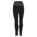 GEMA LEGGINS fitness seamless legíny čierna/zelená