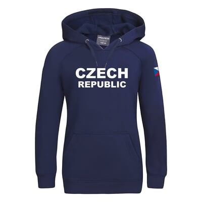  FUN HOODY CZECH JR dětská mikina tm.modrá