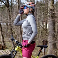 AROSA dámský cyklistický zateplený dres stříbrná