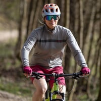 AROSA dámský cyklistický zateplený dres stříbrná