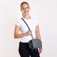 BOTTLE BAG multifunkčná taška na fľašu tm.sivá