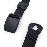 CLICK BELT opasek s plastovou přezkou černá
