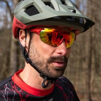 CROSS RED-R RED sportovní sluneční brýle červená lesklá