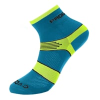 CYCLING SOX cyklistické ponožky petrol/limetka