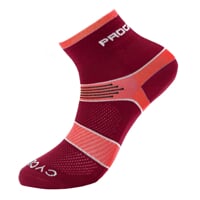 CYCLING SOX cyklistické ponožky bordó/pink