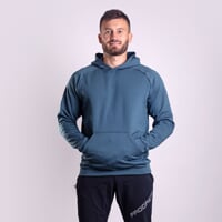 DOSSER pánská funkční mikina s kapucí modrošedá