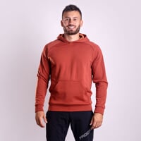 DOSSER pánská funkční mikina s kapucí skořicová