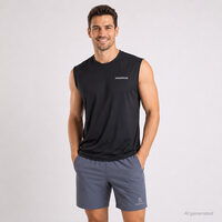 DRIVER SINGLET pánsky športový nátelník čierna
