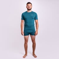 E SKN 2-PACK set pánskych boxeriek čierna + zelená