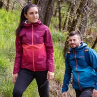 ELITE LADY multifunkčná bunda bordó/ružová