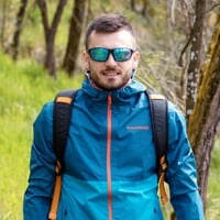 ELITE MAN multifunkčná bunda petrol/oranžová