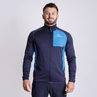 FORBES pánska merino mikina černomodrá/modrá