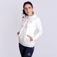 FUERA dámska mikina s kapucňou biela