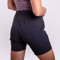 GENIA SHORTS dámske outdoorové šortky čierna