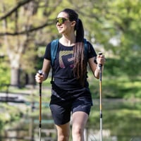 GENIA SHORTS dámske outdoorové šortky čierna