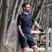GENIUS BIKE SHORTS pánske cyklistické šortky čierna