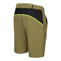 GENIUS BIKE SHORTS pánske cyklistické šortky olivová/čierná