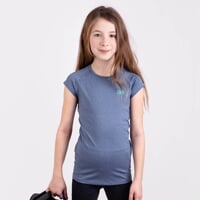 GIRA GIRL dievčenské športové jazdecké tričko tm.modrá