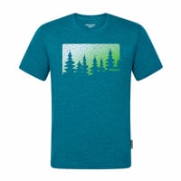 HRUTUR "FOREST" pánske merino tričko tm.modrá