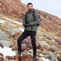HUASCARAN pánska zateplená bunda olivová