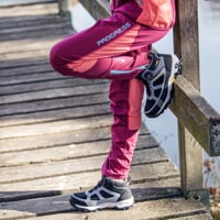 JUNIOR TREK MID WP detské boty s membránou čierna/sv.modrá/tm.modrá