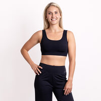LAMIA BRA  oboustranná dámská sportovní podprsenka černá