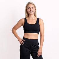 LAMIA BRA women's sports bra čierna