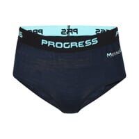 MA KLHZ 125 2-PACK set dámskych nohavičiek s merinom čierno-modrá + oranžová