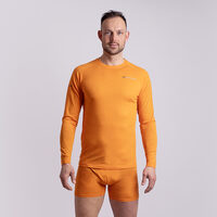 MA NDR 125 pánske merino tričko s dlhým rukávom oranžová
