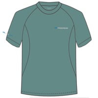 MA NKR 125 pánske merino tričko s krátkym rukávom zeleno-modrá