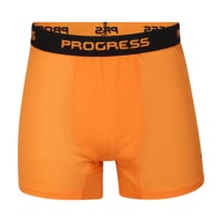 MA SKN 125 2-PACK set pánských merino boxerek čeirno-modrá + oranžová