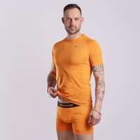 MA SKN 125 2-PACK set pánských merino boxerek čeirno-modrá + oranžová