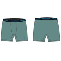 MA SKN 125 pánske merino boxerky zeleno-modrá
