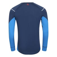 MW NDR 170 pánské merino triko s dlouhým rukávem černý melír