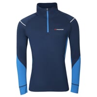 MW NRZ 170 pánský funkční merino rolák s krátkým zipem tm.modrá/modrá