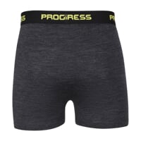 MW SKN 170 pánské merino boxerky čierný melír