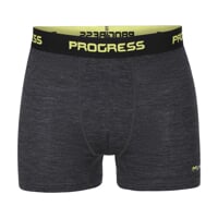 MW SKN 170 pánské merino boxerky čierný melír