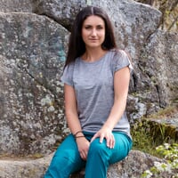 PAPAROA dámske merino tričko sivý melír