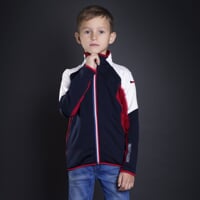 REPUBLICO KID dětská funkční ČR mikina modrá/ bílá/ červená