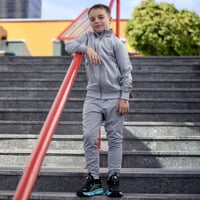 Set SYMBOL JKT +  PANTS JR sivý melír