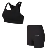 Set ZORA BRA + MINISHORTS čierna