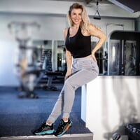 SYMBOLIC PANTS die Damen-Jogginghose sivý melír