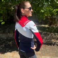 TERRITORIA CZECH dámská funkční sportovní mikina trikolora
