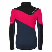 TS TERRITORIA dámska funkčná športová mikina čierna/fuchsia/petrol