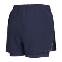 TIGA SHORTS dámské běžecké šortky 2v1 modrá