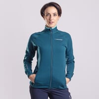 TISPA MERINO dámská funkční sportovní mikina zelená
