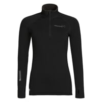 TISPA ZIP MERINO dámská funkční sportovní mikina čierna