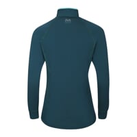 TISPA ZIP MERINO dámská funkční sportovní mikina zelená